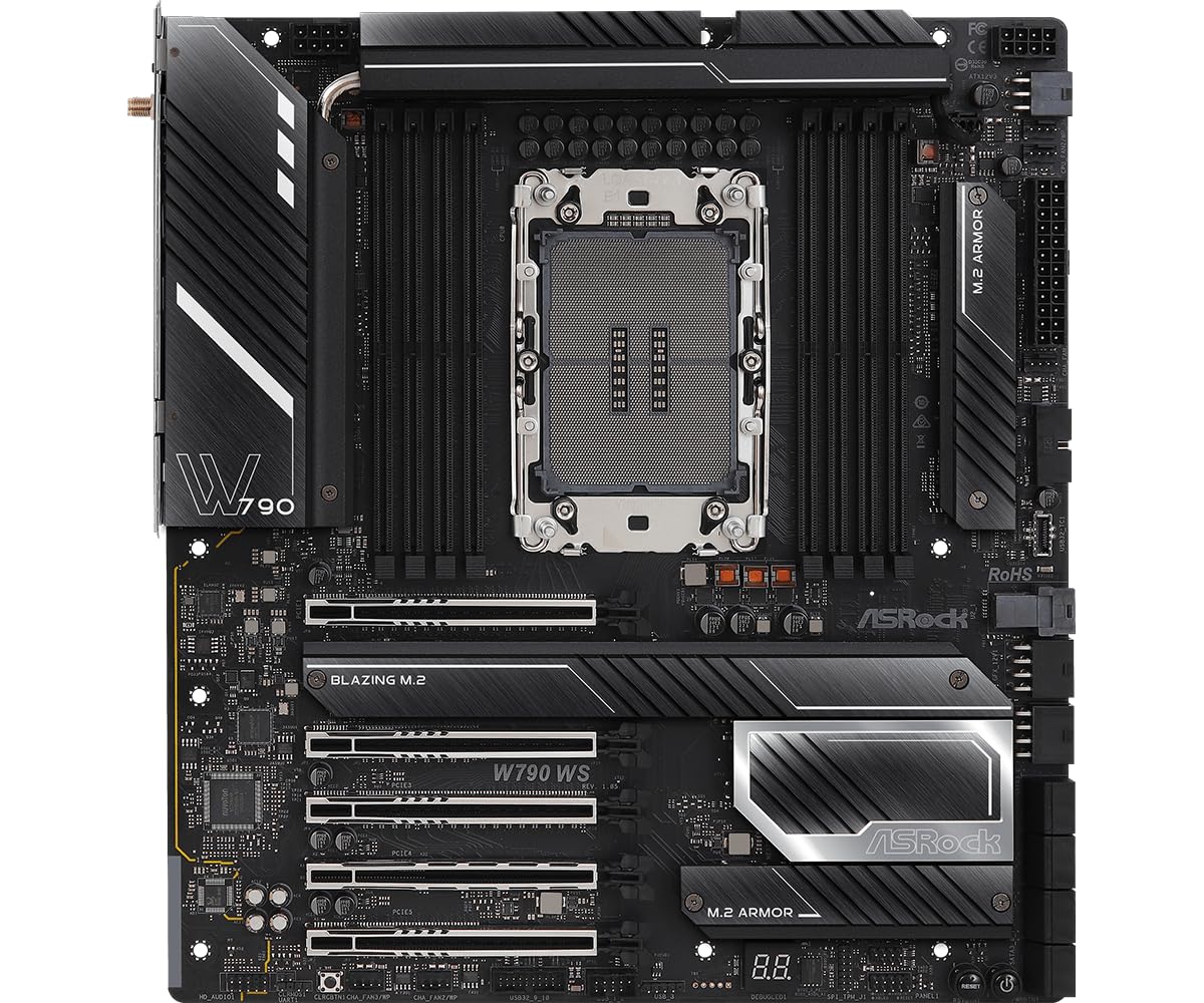Amazon | ASRock マザーボード W790 WS Intel CPU Xeon (LGA4677)対応